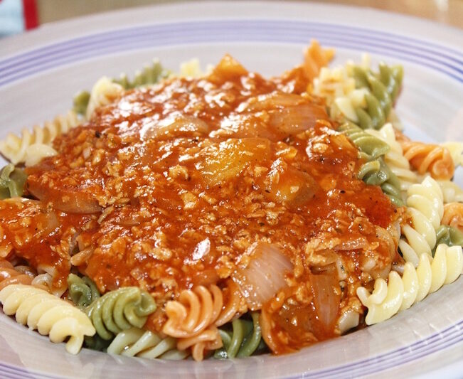 kastikejauhe pasta, pastakastike