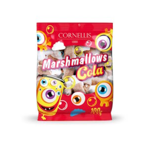 Kirpeän colan makuinen vaahtokarkki