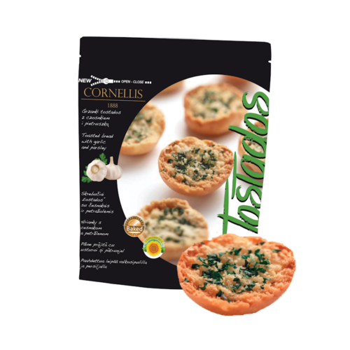 Tostados paahdettu leipä valkosipuli ja persilja Tostados paahdettu leipä valkosipuli ja persilja