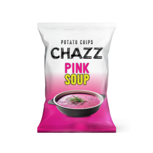 Chazz pink soup perunalastut
